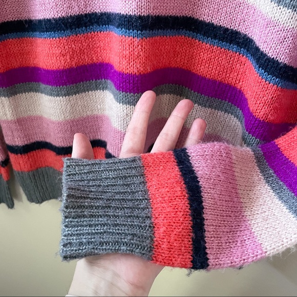 Chaps Women’s Striped Turtle Neck Sweater - Picture 3 of 11